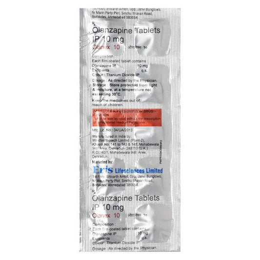 Olanex 10mg Tablet 10'S - Global Surgicals