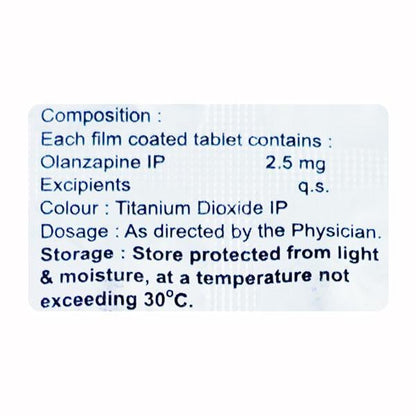 Olanex 2.5mg Tablet 10'S - Global Surgicals