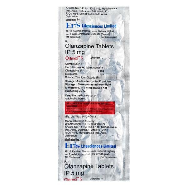 Olanex 5mg Tablet 10'S - Global Surgicals