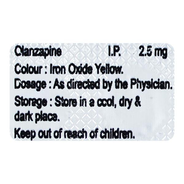 OLANZIP 2.5 Tablet 10's - Global Surgicals