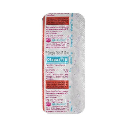 OLAPAX 10mg Tablet 10's - Global Surgicals