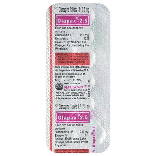 Olapax 2.5mg Tablet 10'S - Global Surgicals