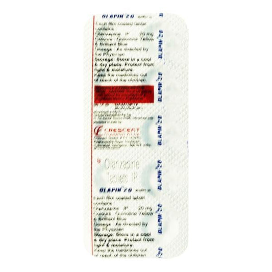Olapin 20mg Tablet 10'S - Global Surgicals