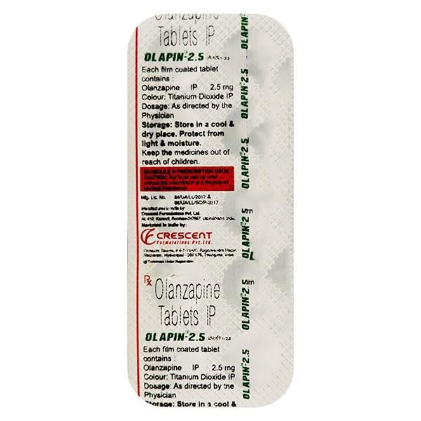 OLAPIN 2.5MG TABLET 10'S - Global Surgicals