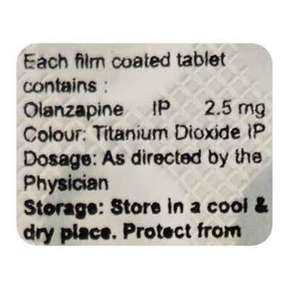 OLAPIN 2.5MG TABLET 10'S - Global Surgicals