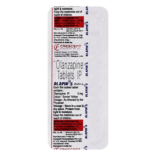 Olapin 5mg Tablet 10'S - Global Surgicals