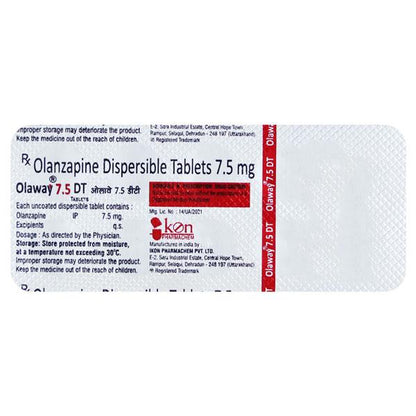 OLAWAY DT 7.5 Tablet 10's - Global Surgicals