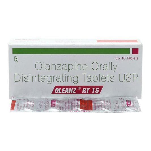 Oleanz RT 15mg Tablet 10'S - Global Surgicals