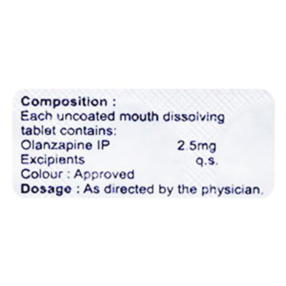 OLET 2.5mg Tablet 15's - Global Surgicals
