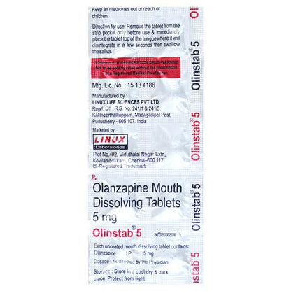 Olinstab 5mg Tablet 10'S - Global Surgicals