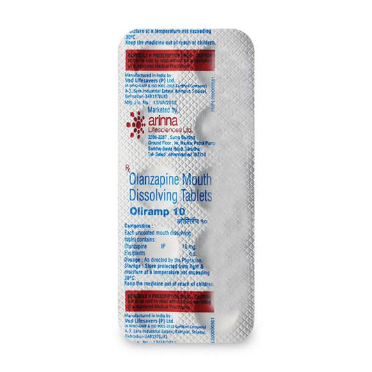 Oliramp 10mg Tablet 10'S - Global Surgicals