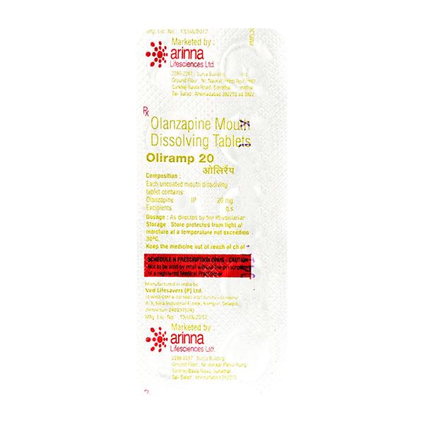 Oliramp 20mg Tablet 10'S - Global Surgicals