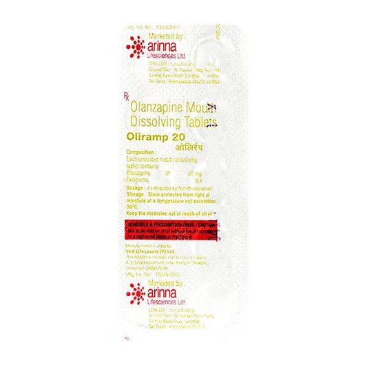 Oliramp 20mg Tablet 10'S - Global Surgicals