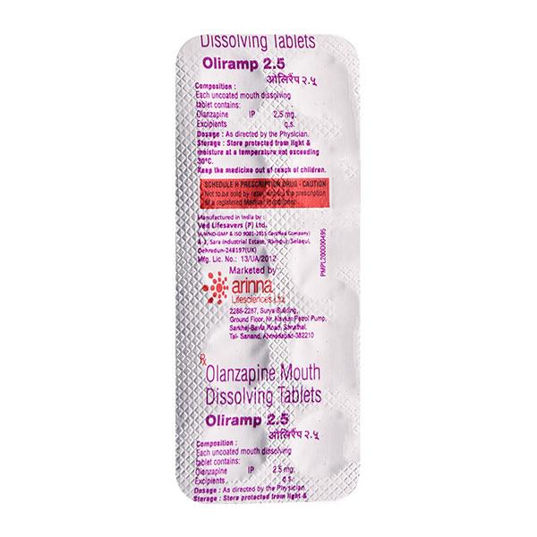 OLIRAMP 2.5 MOUTH DISSOLVING Tablet 10's - Global Surgicals