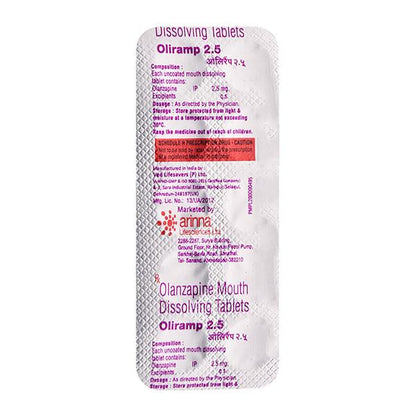 OLIRAMP 2.5 MOUTH DISSOLVING Tablet 10's - Global Surgicals