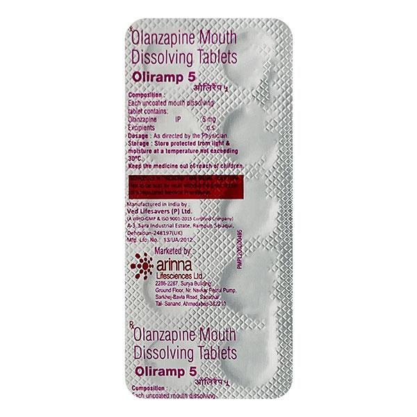 Oliramp 5mg Tablet 10'S - Global Surgicals