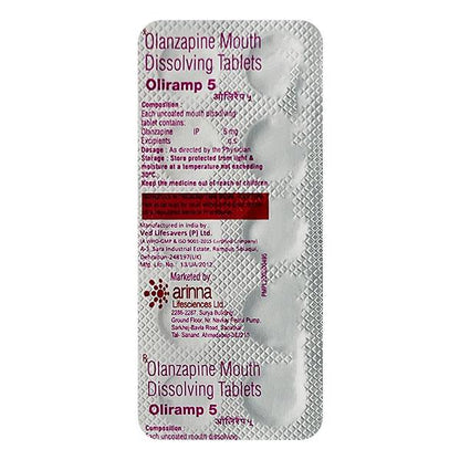 Oliramp 5mg Tablet 10'S - Global Surgicals