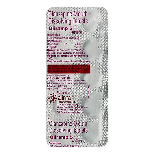 Oliramp 5mg Tablet 10'S - Global Surgicals