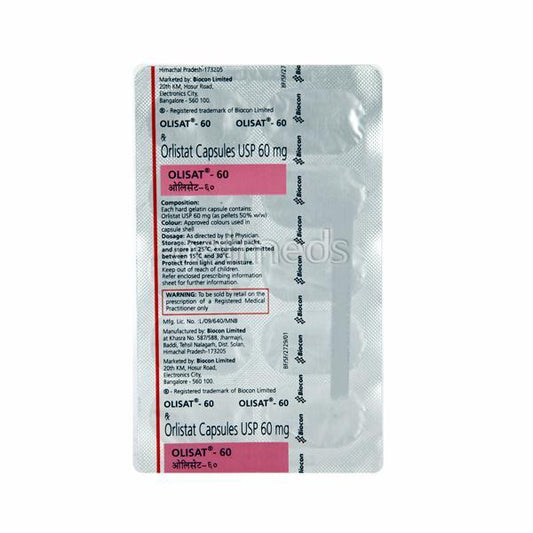 Olisat 60mg Capsule 10'S - Global Surgicals