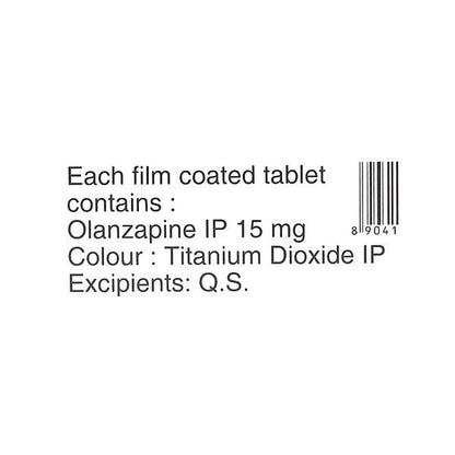 Oliza 15mg Tablet 10'S - Global Surgicals