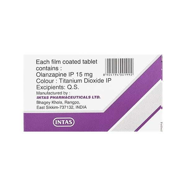 Oliza 15mg Tablet 10'S - Global Surgicals