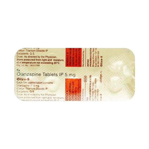 Oliza 5mg Tablet 10'S - Global Surgicals