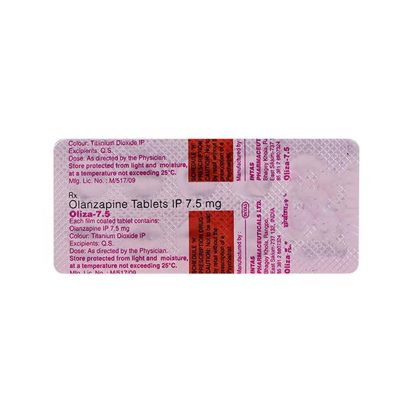Oliza 7.5mg Tablet 10'S - Global Surgicals