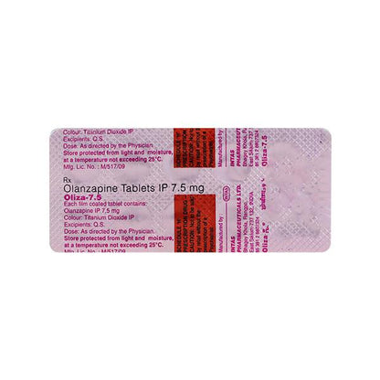 Oliza 7.5mg Tablet 10'S - Global Surgicals