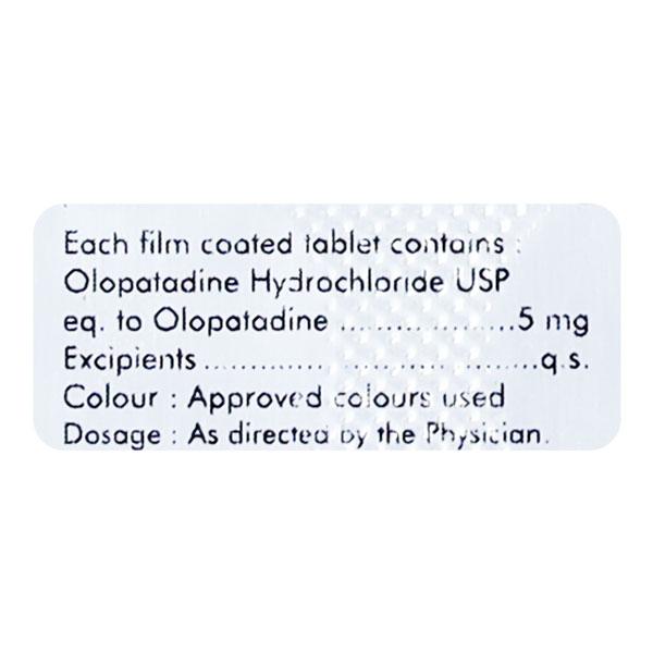 OLOZEST 5 mg Tablet 10's - Global Surgicals