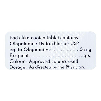 OLOZEST 5 mg Tablet 10's - Global Surgicals