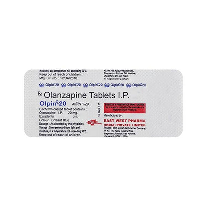 Olpin 20mg Tablet 10'S - Global Surgicals