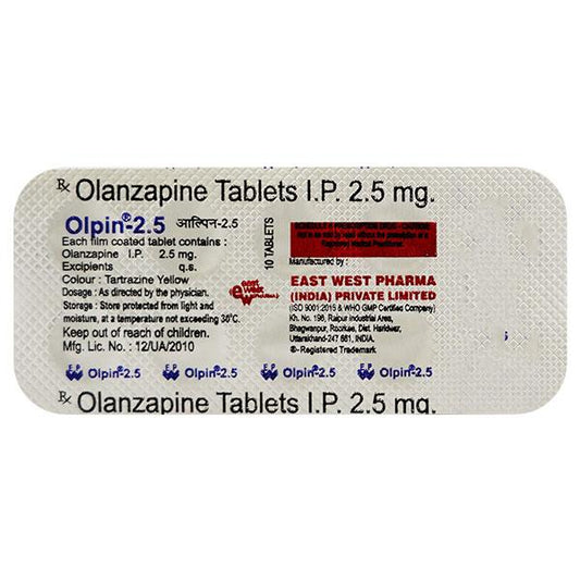 Olpin 2.5mg Tablet 10'S - Global Surgicals