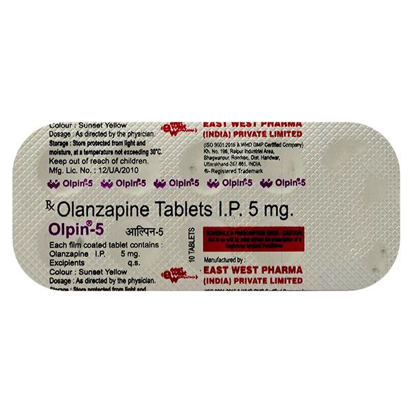 Olpin 5mg Tablet 10'S - Global Surgicals
