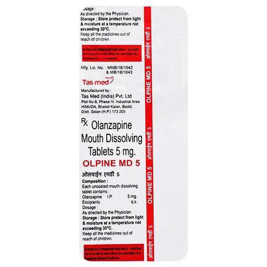 OLPINE MD 5MG TABLET 10'S - Global Surgicals