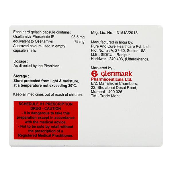 OLSIVIR 75mg Capsule 10's - Global Surgicals