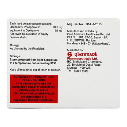 OLSIVIR 75mg Capsule 10's - Global Surgicals