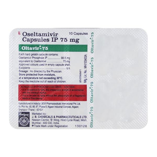 OLTAVIR 75 Capsule 10's - Global Surgicals