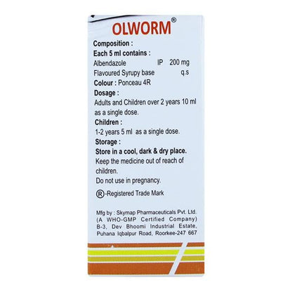 OLWORM Oral Suspension 10ml - Global Surgicals