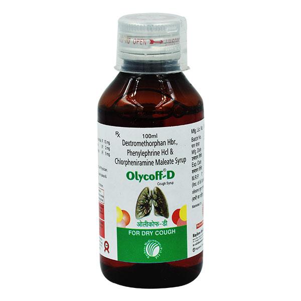 OLYCOFF D Syrup 100ml - Global Surgicals