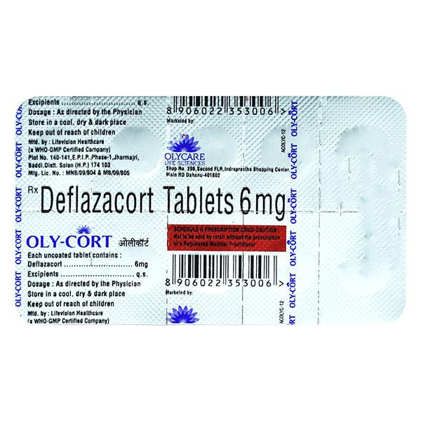 OLYCORT 6 Tablet 10's - Global Surgicals