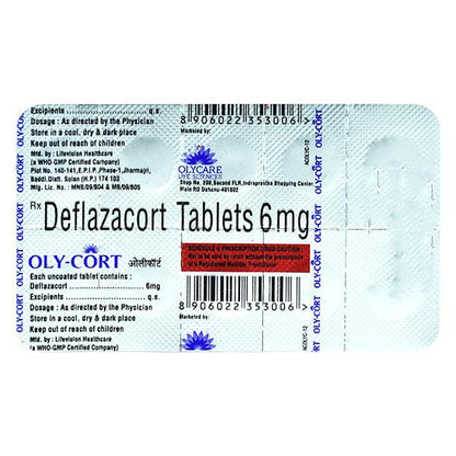 OLYCORT 6 Tablet 10's - Global Surgicals