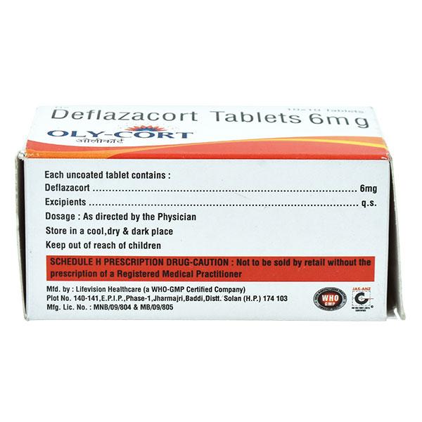OLYCORT 6 Tablet 10's - Global Surgicals