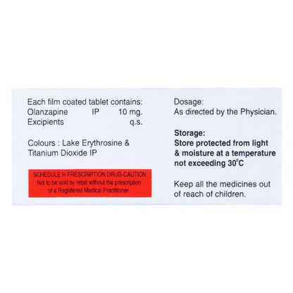 Olzic 10mg Tablet 10'S - Global Surgicals
