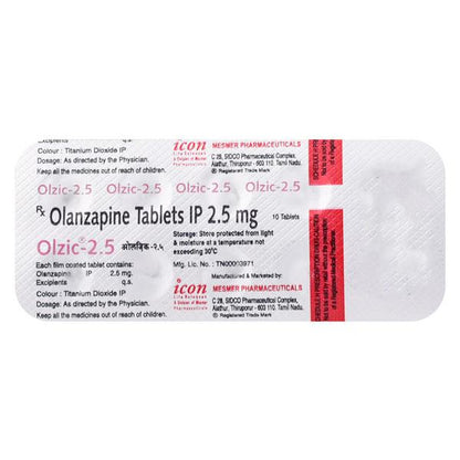 Olzic 2.5mg Tablet 10'S - Global Surgicals
