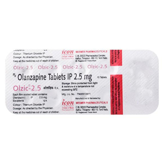 Olzic 2.5mg Tablet 10'S - Global Surgicals