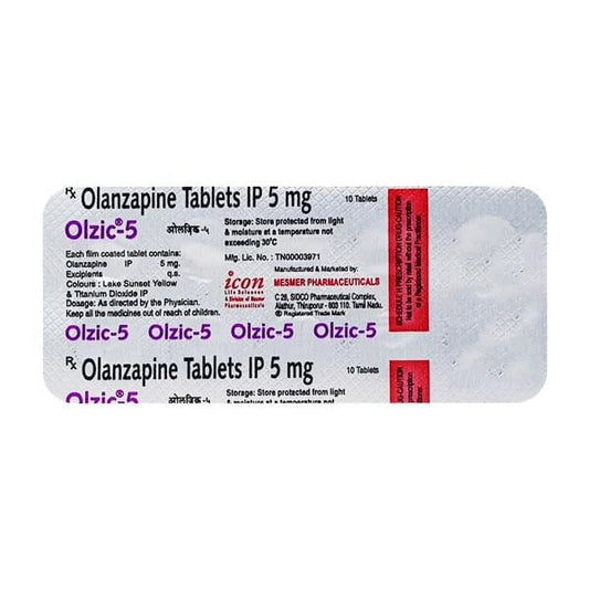 Olzic 5mg Tablet 10'S - Global Surgicals