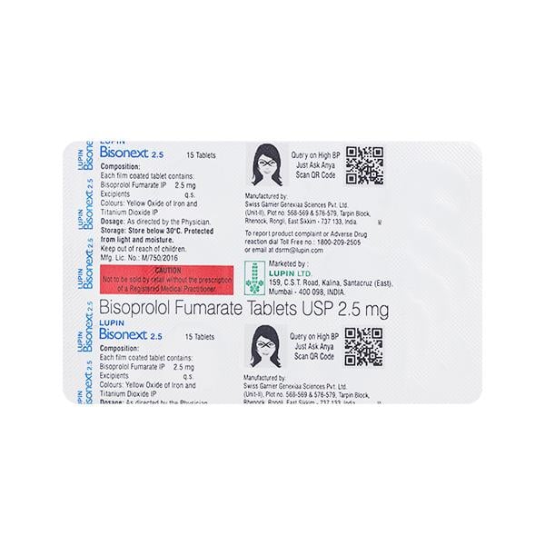 BISONEXT 2.5 Tablet 15's
