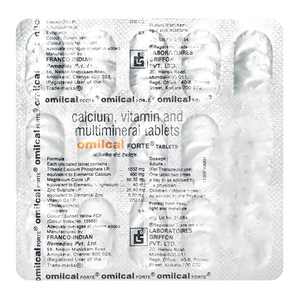 Omilcal Forte Tablet 15'S - Global Surgicals