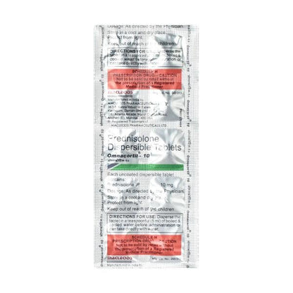 Omnacortil 10mg Tablet 10'S - Global Surgicals