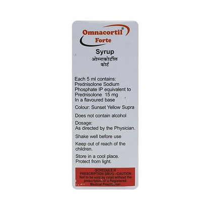Omnacortil Forte Syrup 60ml - Global Surgicals